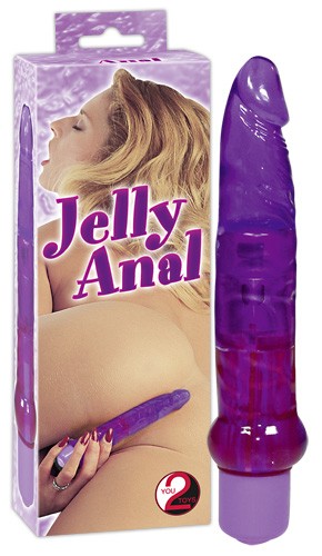 Vibrador Jelly Anal Roxo - Image 2