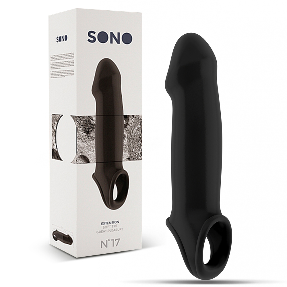 Manga Com Extensão Para O Pénis Sono Nº17 Preta - Image 2