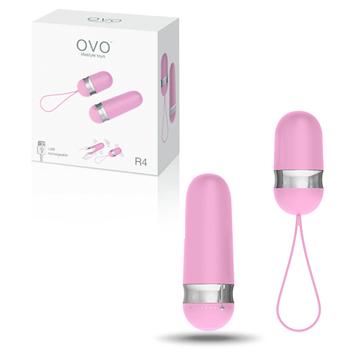 Ovo Recarregável R4 Ovo Rosa