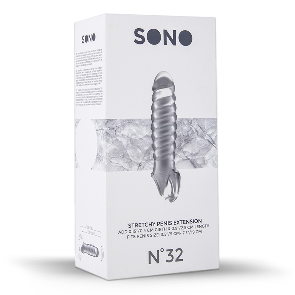 Manga Com Extensão Para O Pénis Sono Nº32 Transparente - Image 3