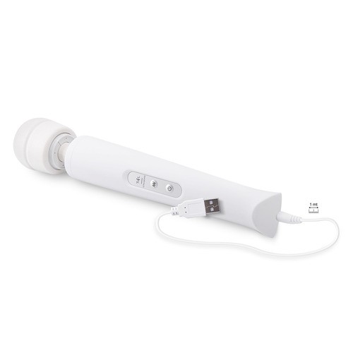Massajador Com Carregador Usb Candy Pie Magic Wand Branco - Image 3