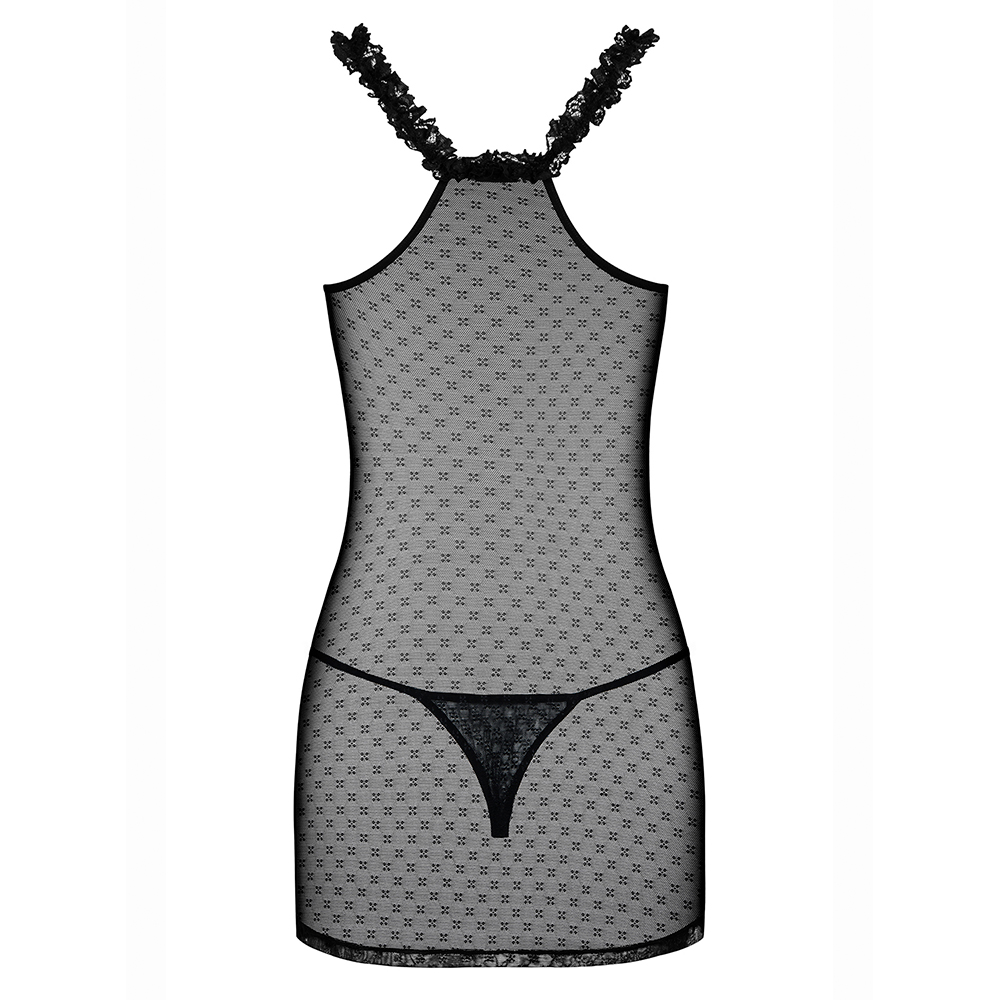 Camisa De Noite E Tanga Piccorosa Obsessive - Image 4