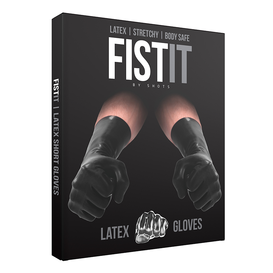 Luvas De Latex Fist It Pretas - Image 2
