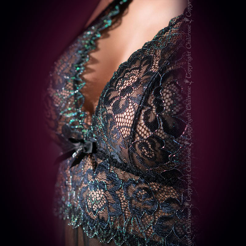 Camisa De Noite E Tanga Cr-4145 - Image 6
