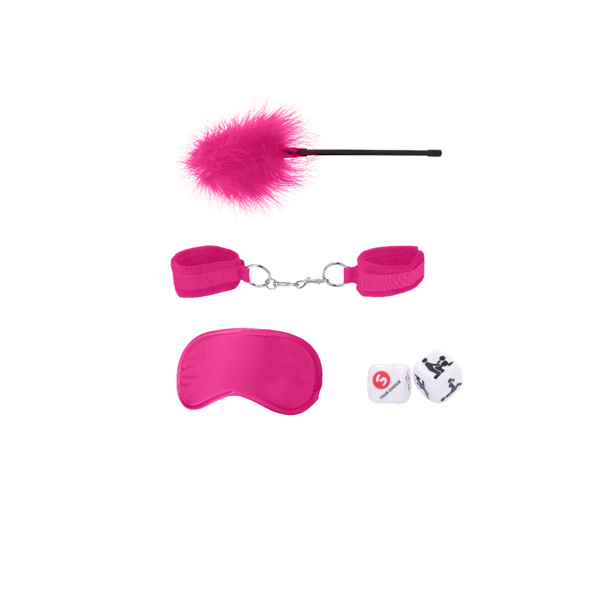 Kit Bondage Introdutório 2 Rosa Ouch! - Image 2