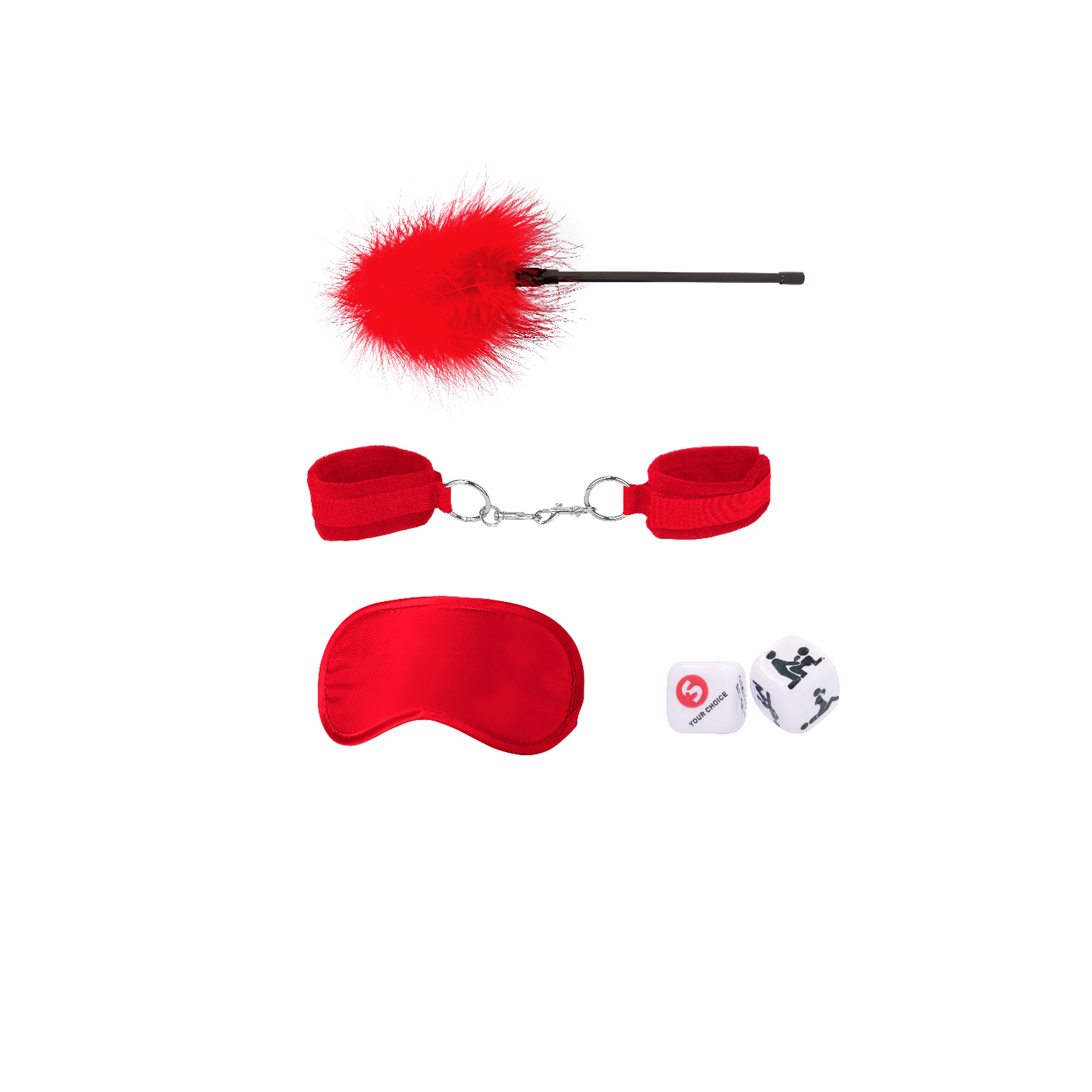 Kit Bondage Introdutório 2 Vermelho Ouch! - Image 2