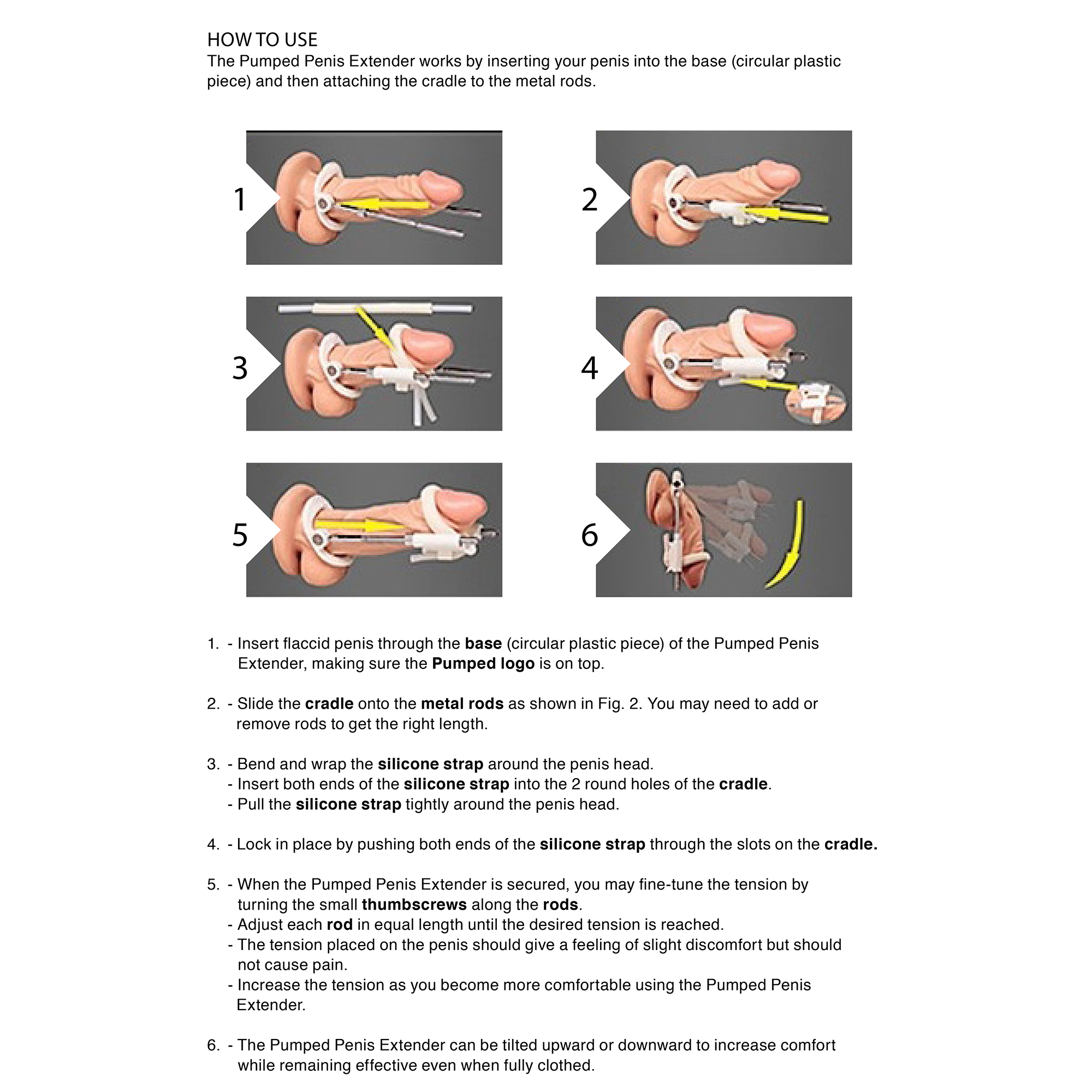 Extensor De Pénis Por Tração Penis Extender Pumped Preto - Image 5