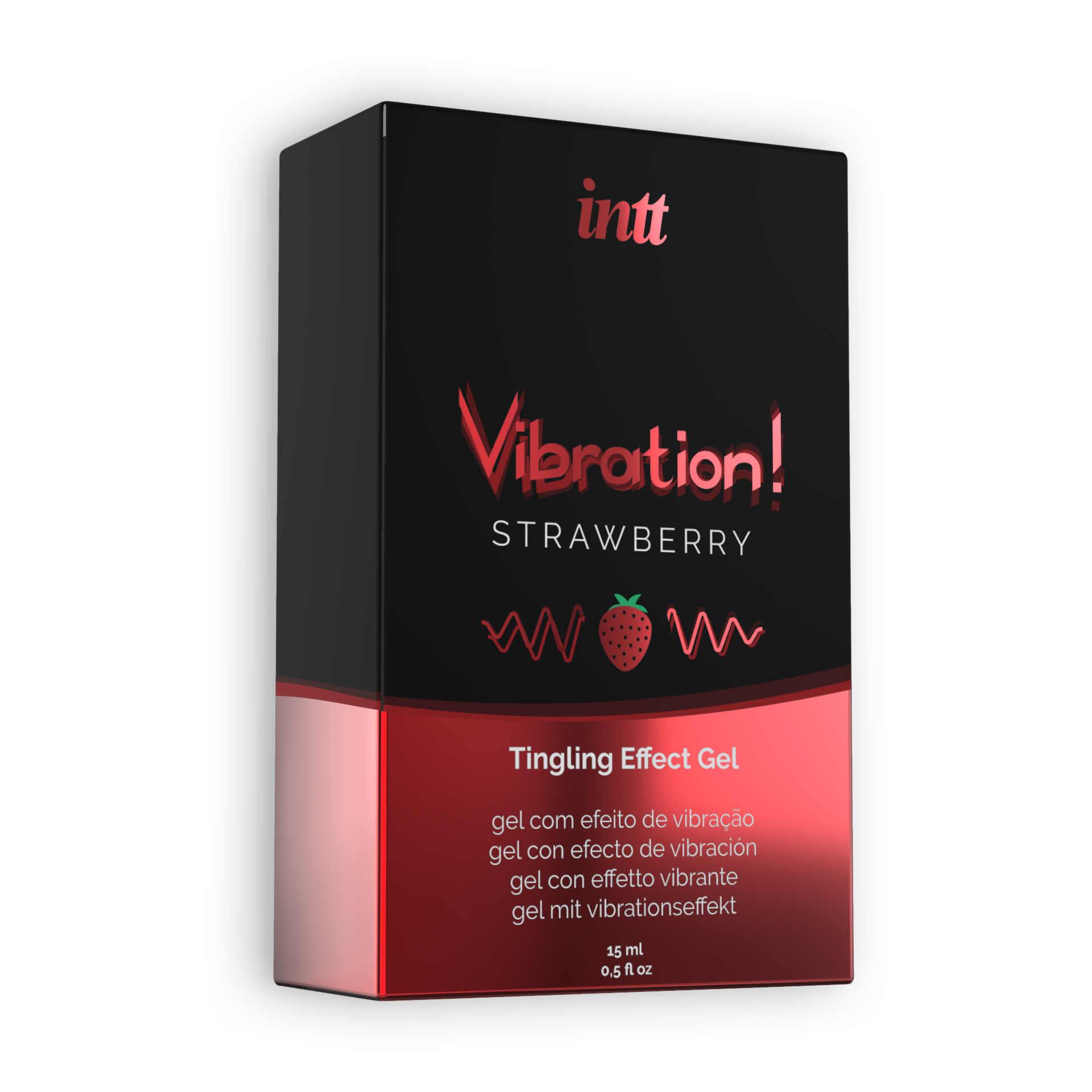 Gel Com Vibração Vibration Morango Intt 15Ml - Image 3