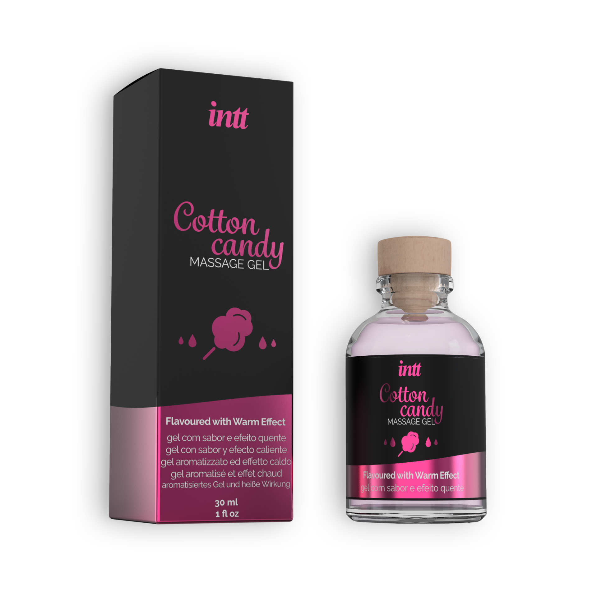 Gel De Massagem Com Sabor A Algodão Doce Intt 30Ml - Image 2