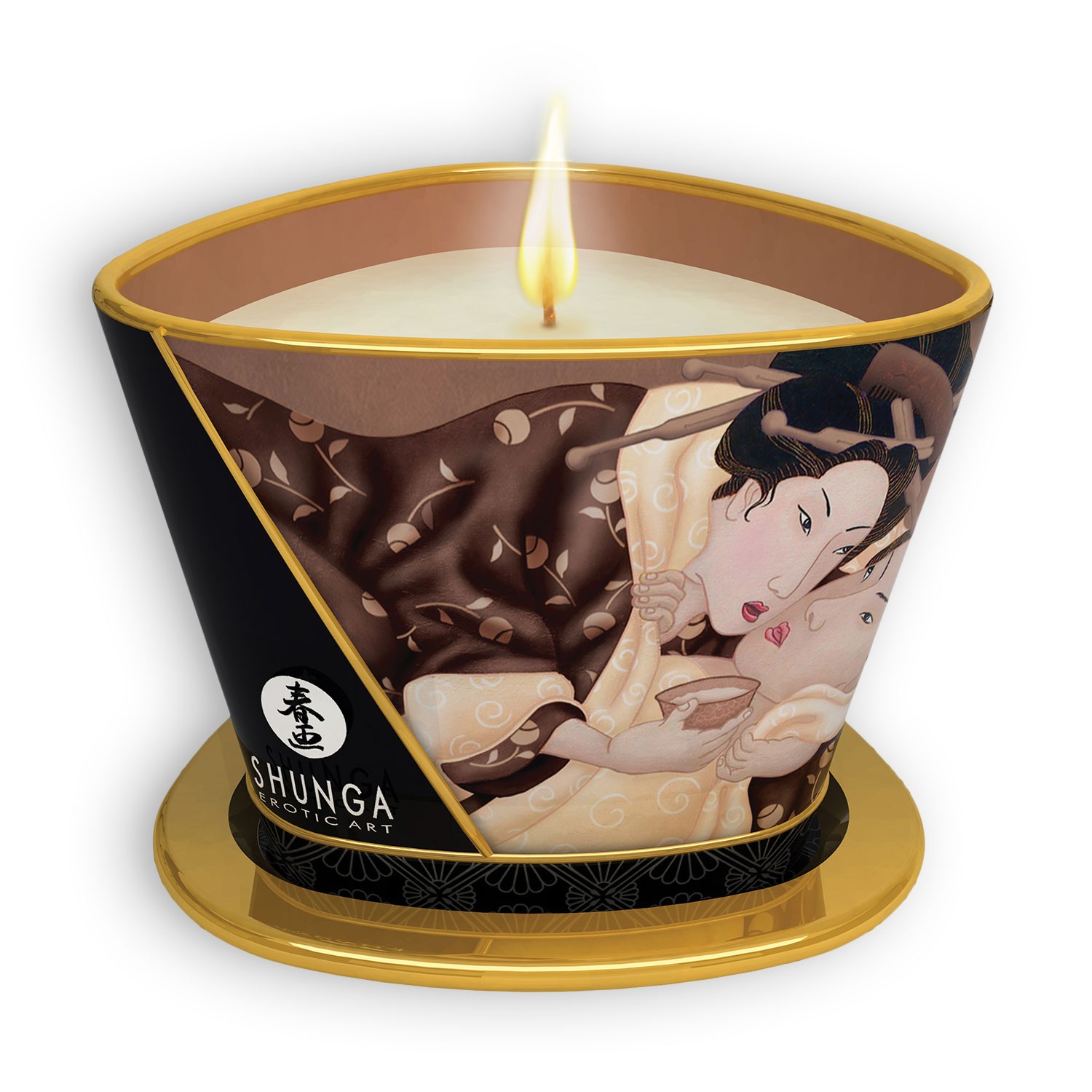 Vela De Massagem Shunga Excitation Chocolate 170Ml
