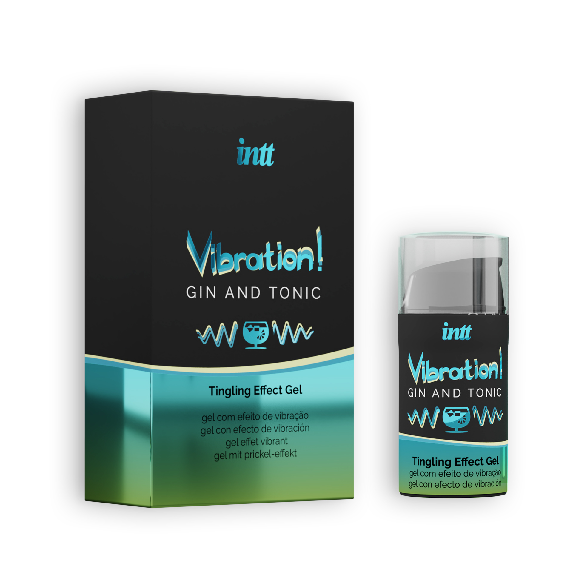 Gel Com Vibração Vibration Gin E Tónica Intt 15Ml - Image 2