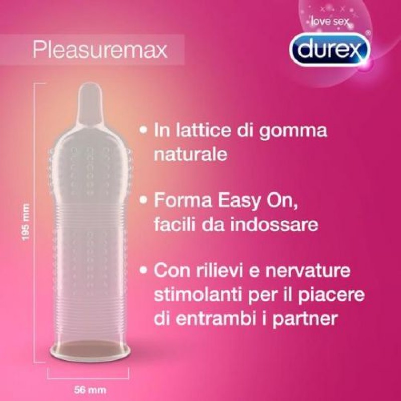 Preservativos Durex Pleasuremax 6 Unidades - Image 2