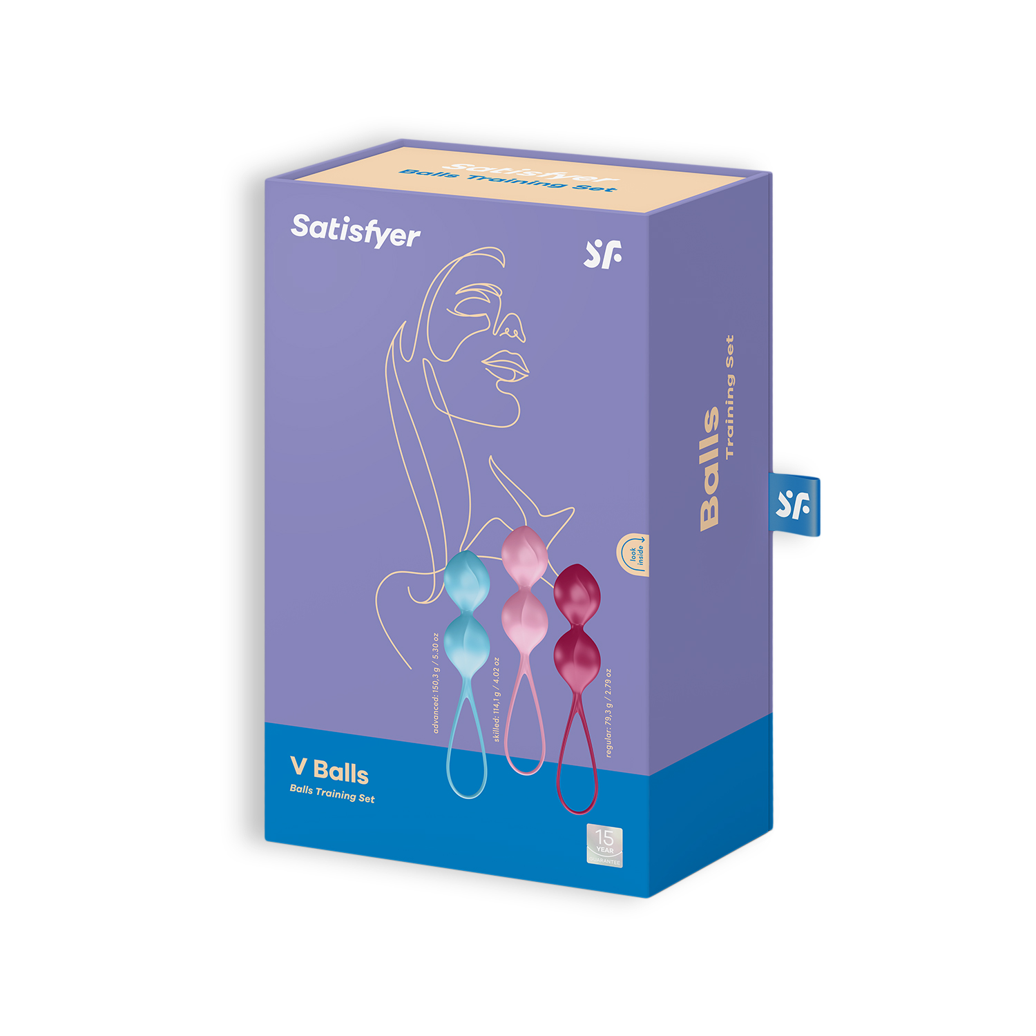 Conjunto De 3 Bolas Ben-Wa V Balls Satisfyer Coloridas - Image 4