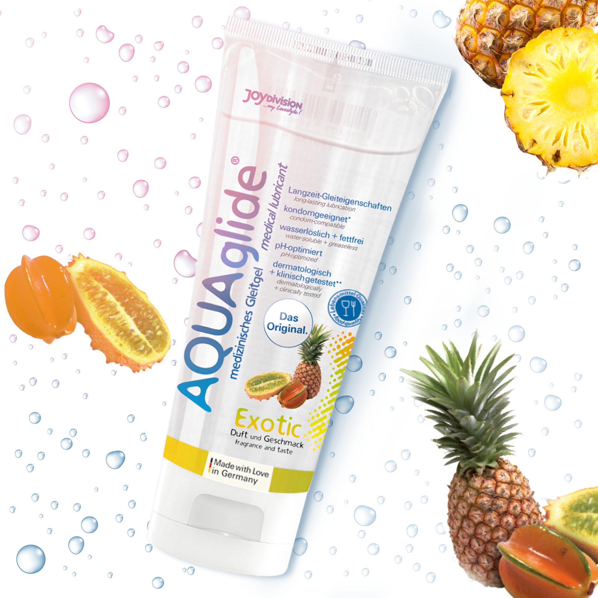Lubrificante Aquaglide Frutos Exóticos 100Ml - Image 2