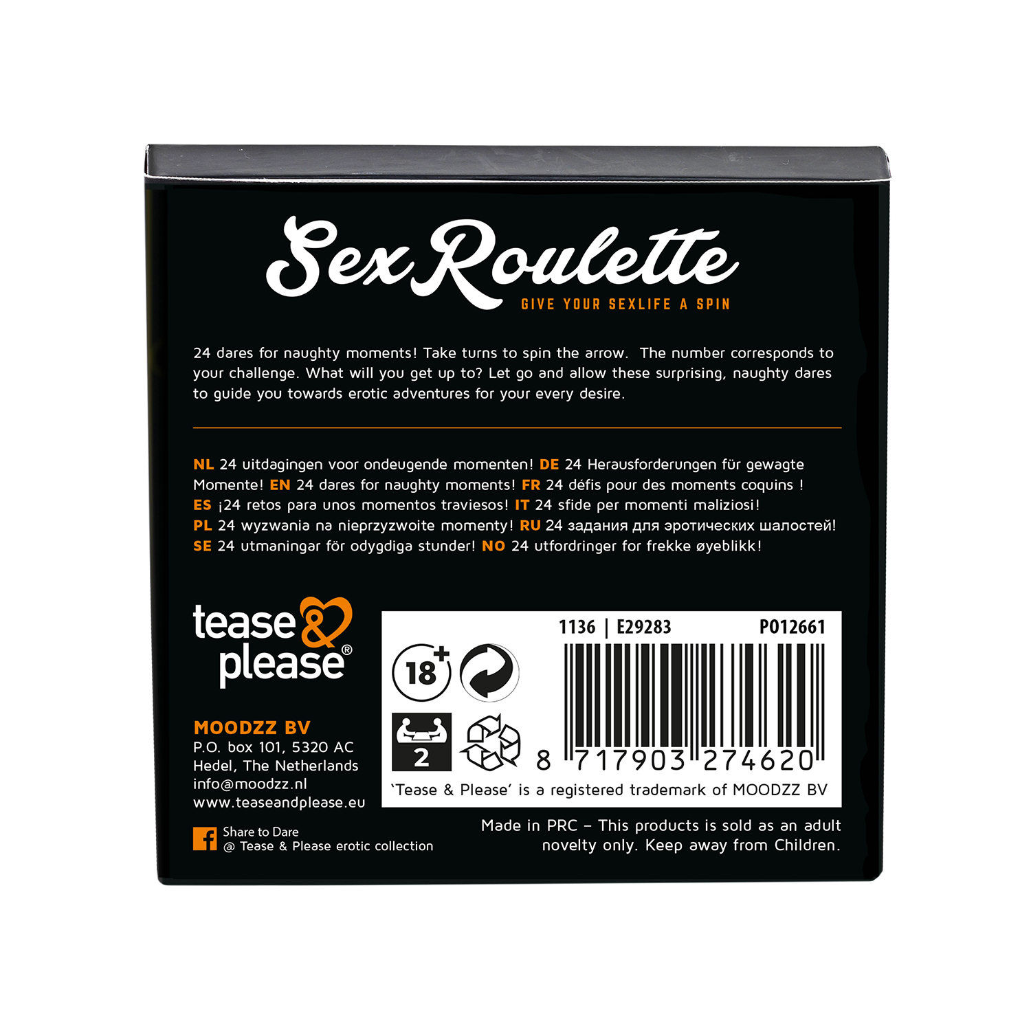 Jogo Sex Roulette Naughty Play Nl-De-En-Fr-Es-It-Pl-Ru-Se-No - Image 4