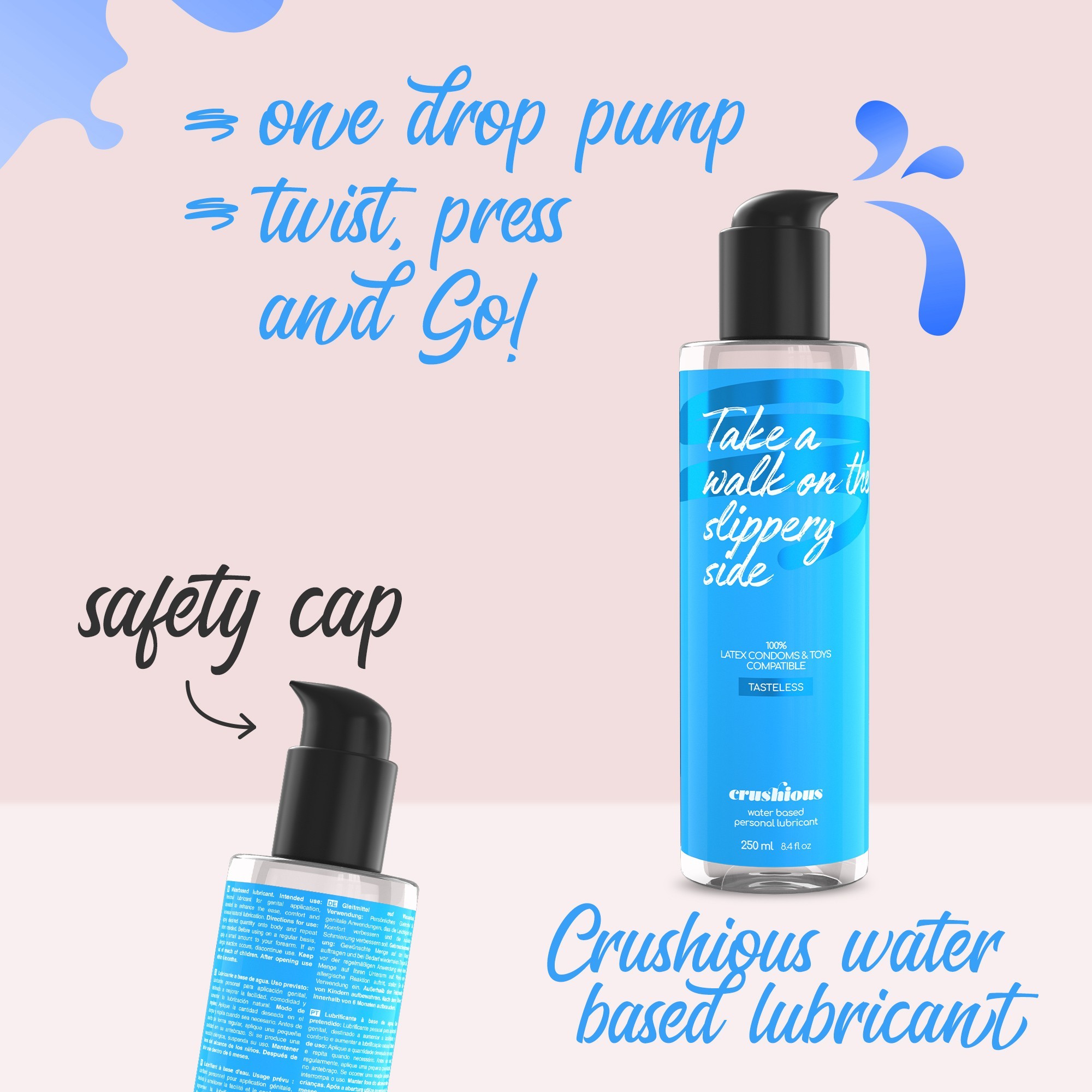 Pack Exclusivo Ovo Recarregável Ovo R1 Rosa Com Oferta De Tester E Lubrificante Waterbased Crushious 250Ml - Image 2