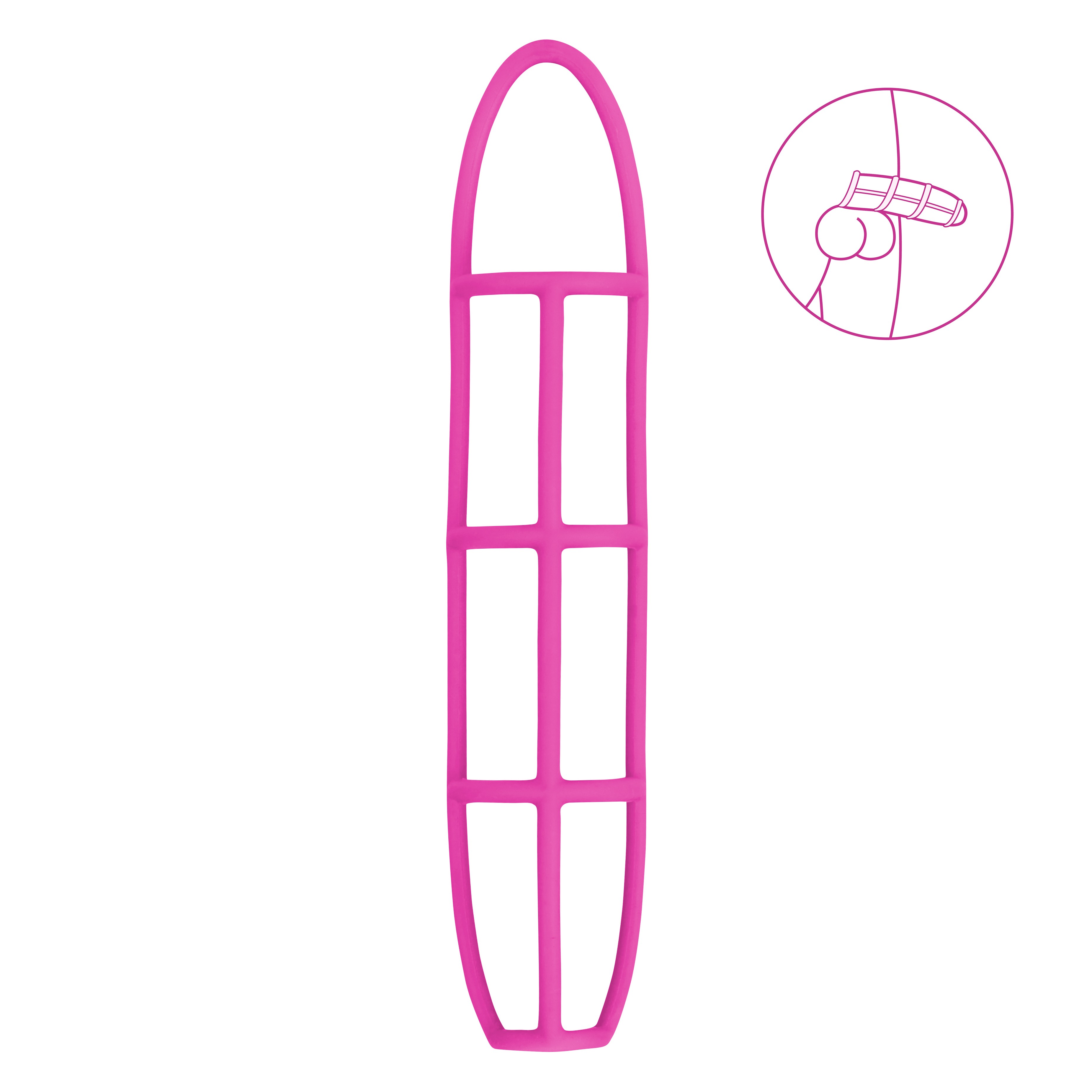 Manga Para O Pénis Penis Sleeve Rosa
