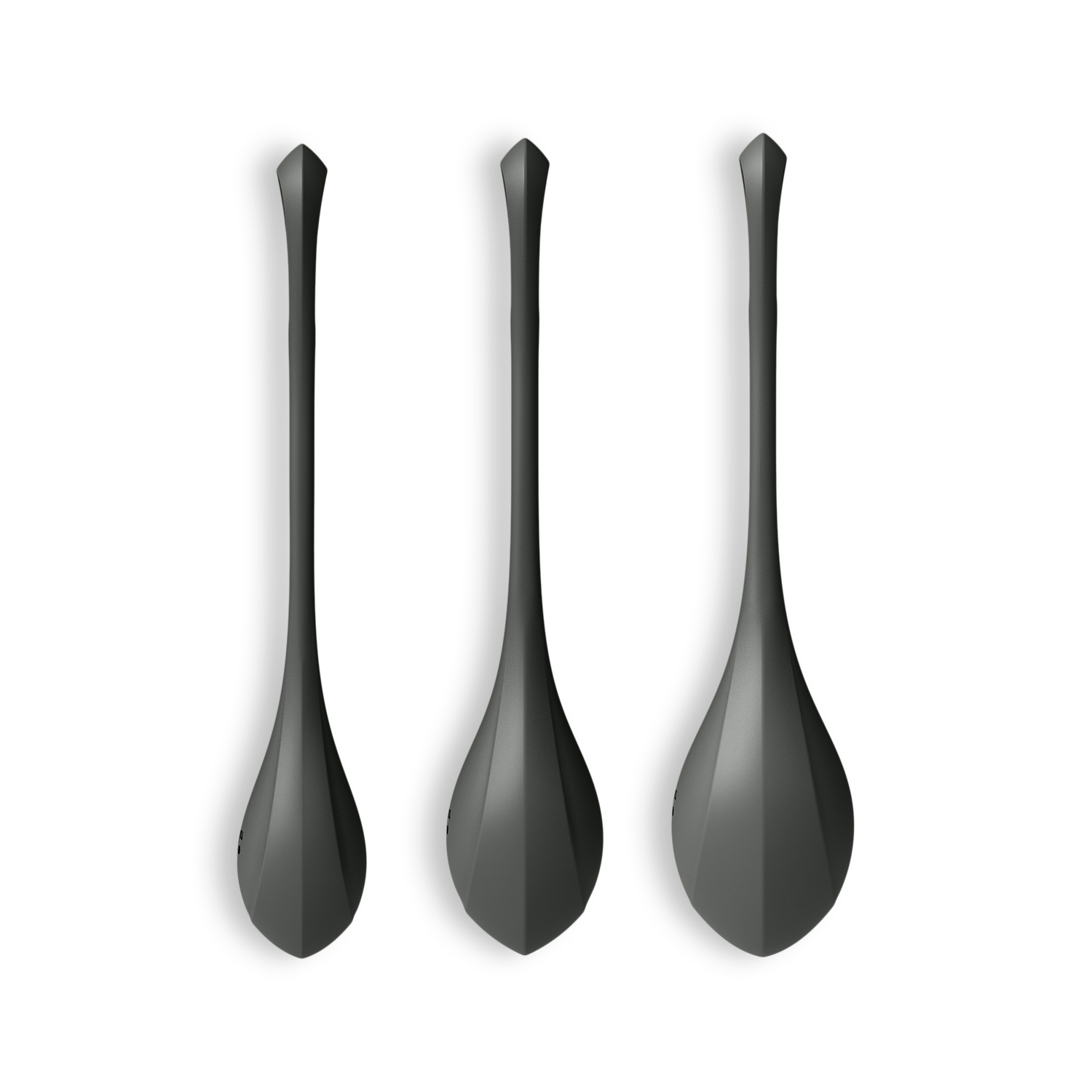 Conjunto De 3 Bolas Kegel Yoni Power 2 Satisfyer Pretas - Image 2