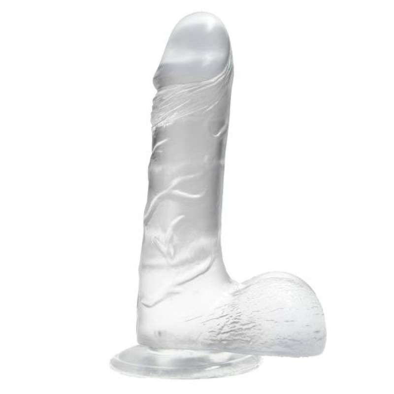 Dildo Real Rapture Fire Passion 8'' Transparente - Image 5
