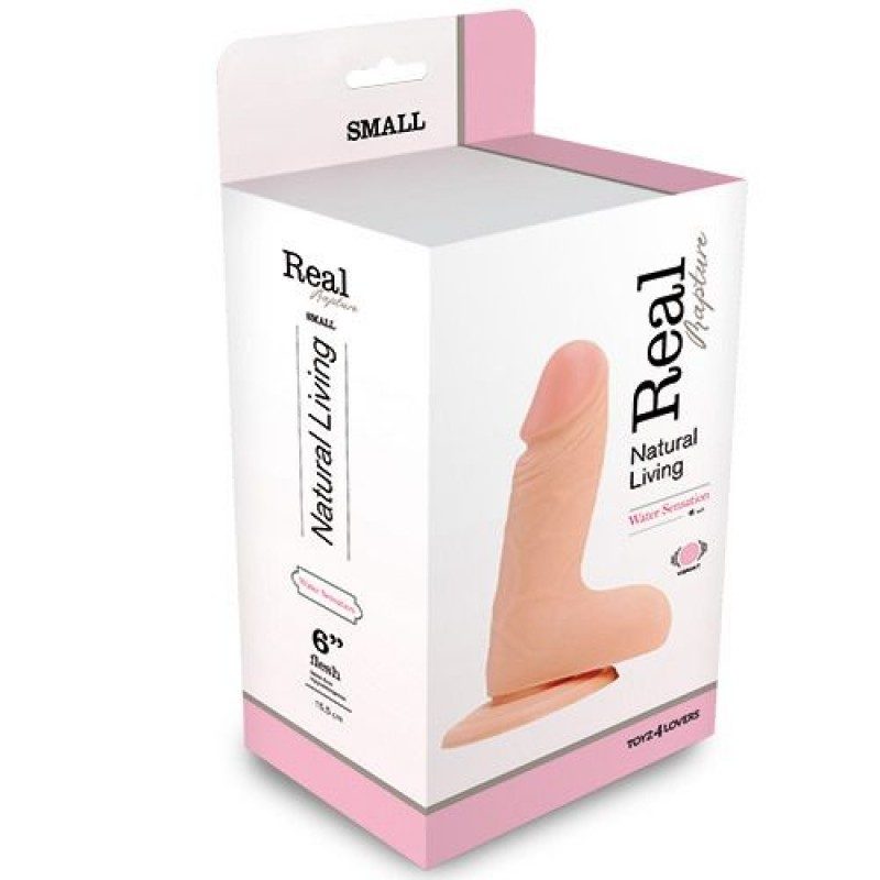 Vibrador Realístico Real Rapture Water Sensations 6'' Branco - Image 3