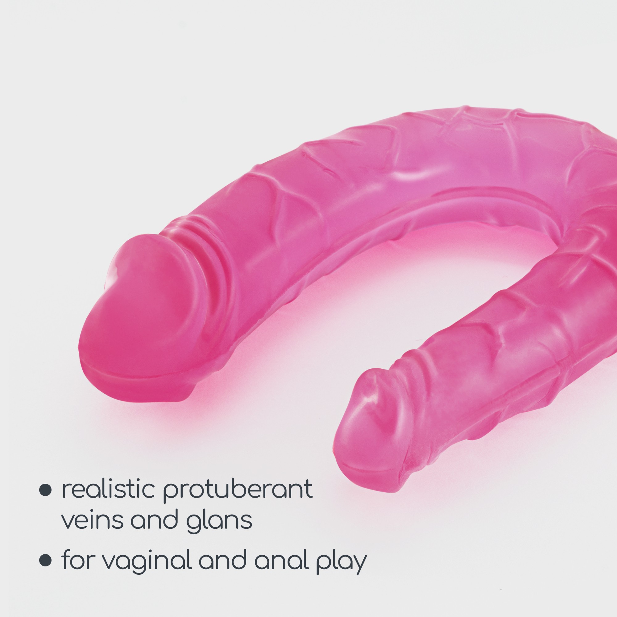 Deep Diver Dildo Duplo Com Lubrificante Anal 50Ml Crushious Rosa - Image 8