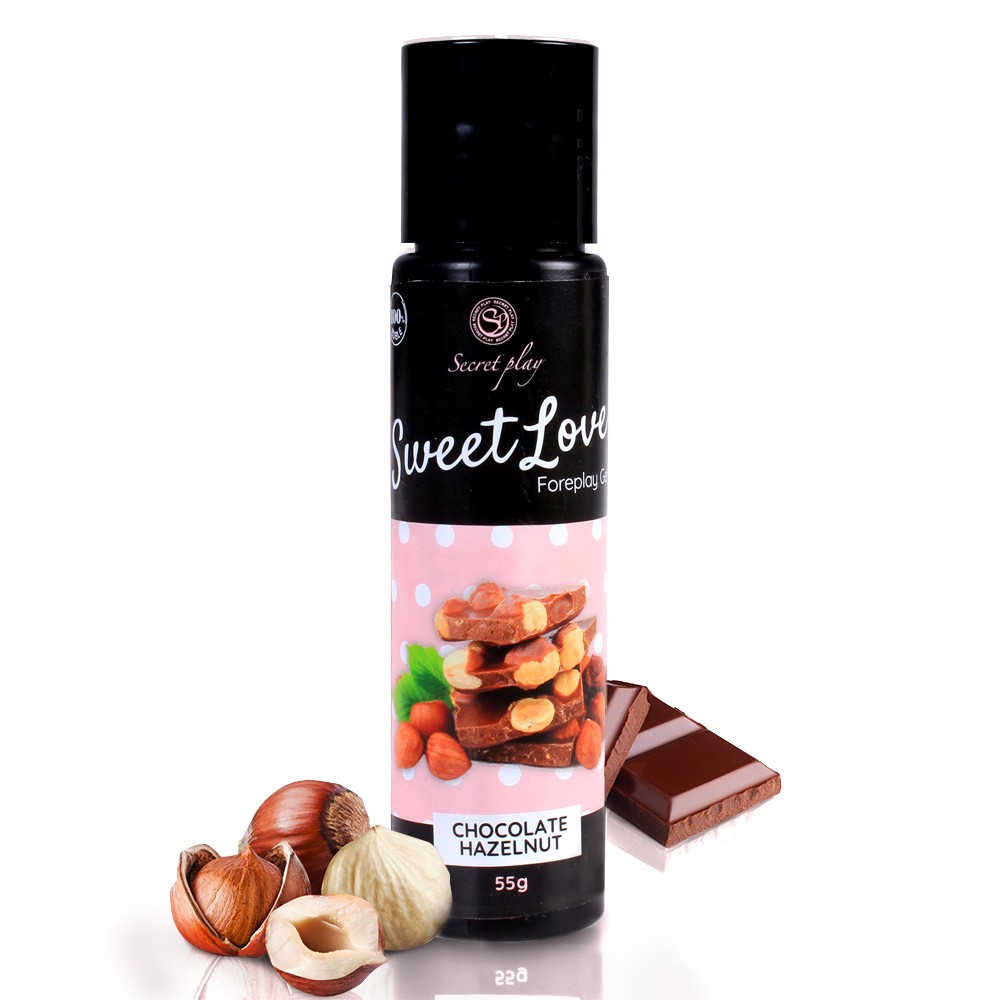 Gel Lubrificante Com Sabor A Chocolate E Avelãs Sweet Love Secret Play 60Ml - Image 3