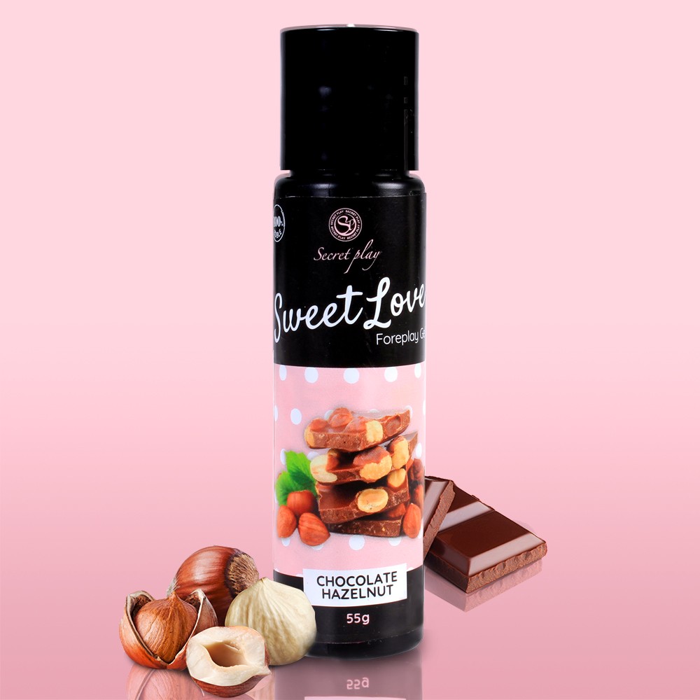 Gel Lubrificante Com Sabor A Chocolate E Avelãs Sweet Love Secret Play 60Ml - Image 5