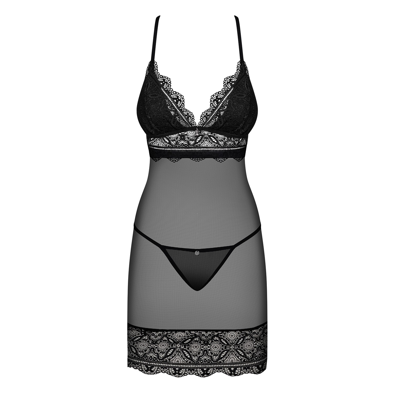 Camisa De Noite E Tanga Renelia Obsessive - Image 4