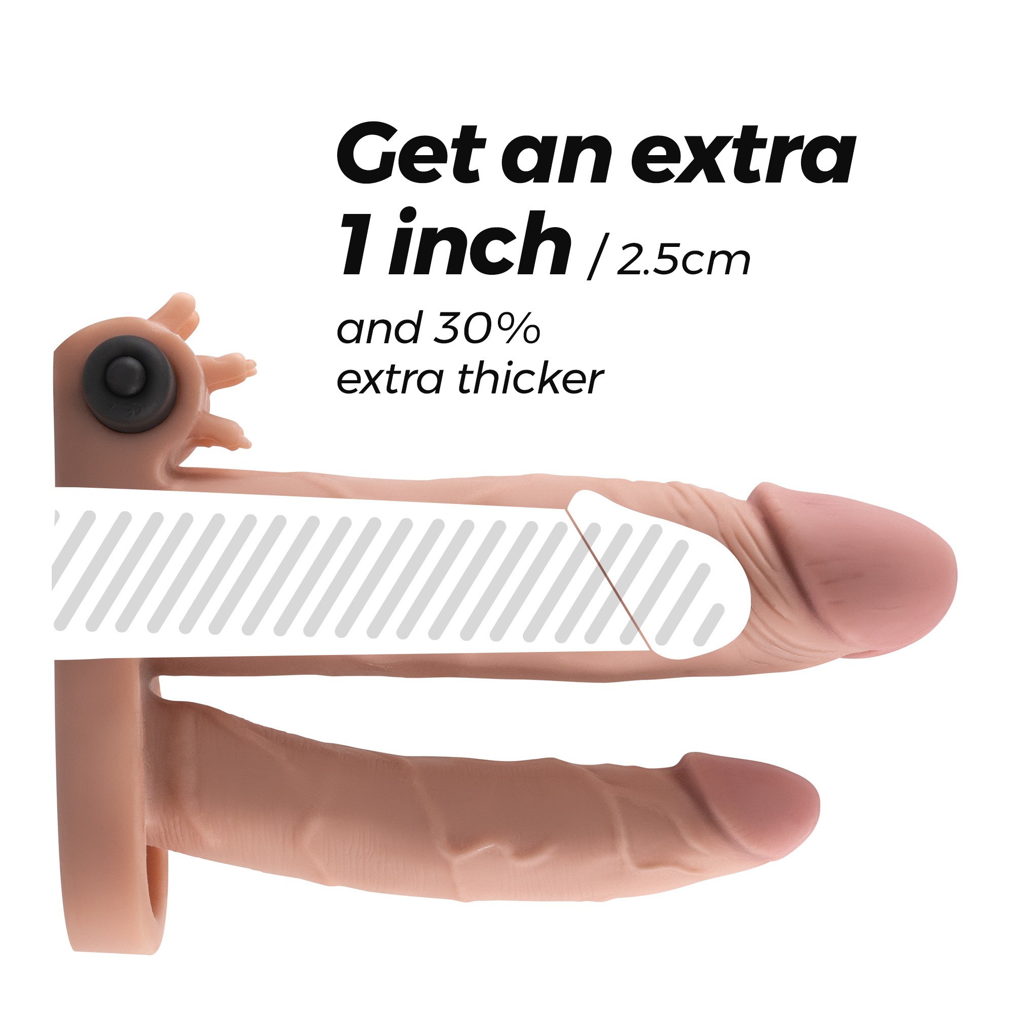 Manga Realista Para Pénis Com Dildo Extra General Dickobi Crushious - Image 7