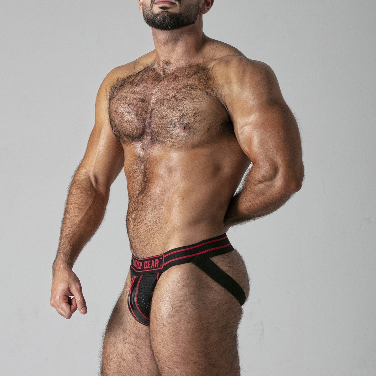Jockstrap Massive Rude Locker Gear Vermelho - Image 8