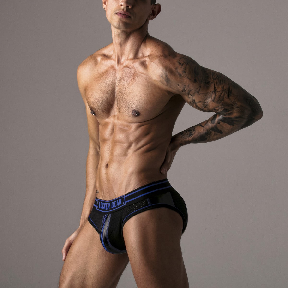 Cueca Massive Josh Locker Gear Azul - Image 9