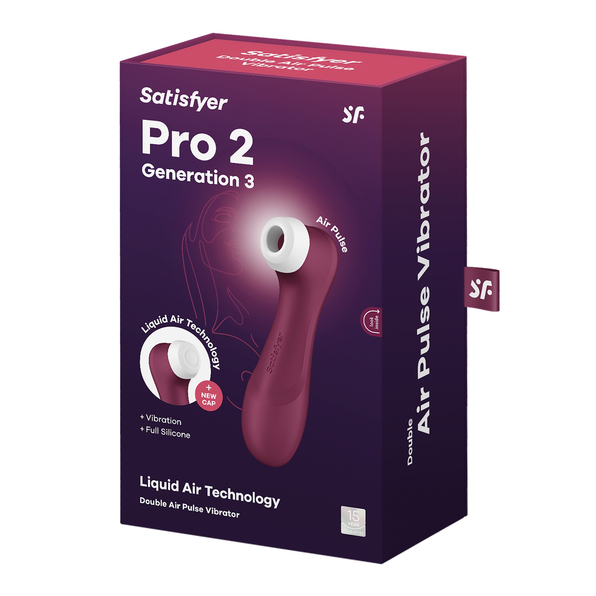 Estimulador Pro 2 Gen 3 Satisfyer Vermelho Tinto - Image 2