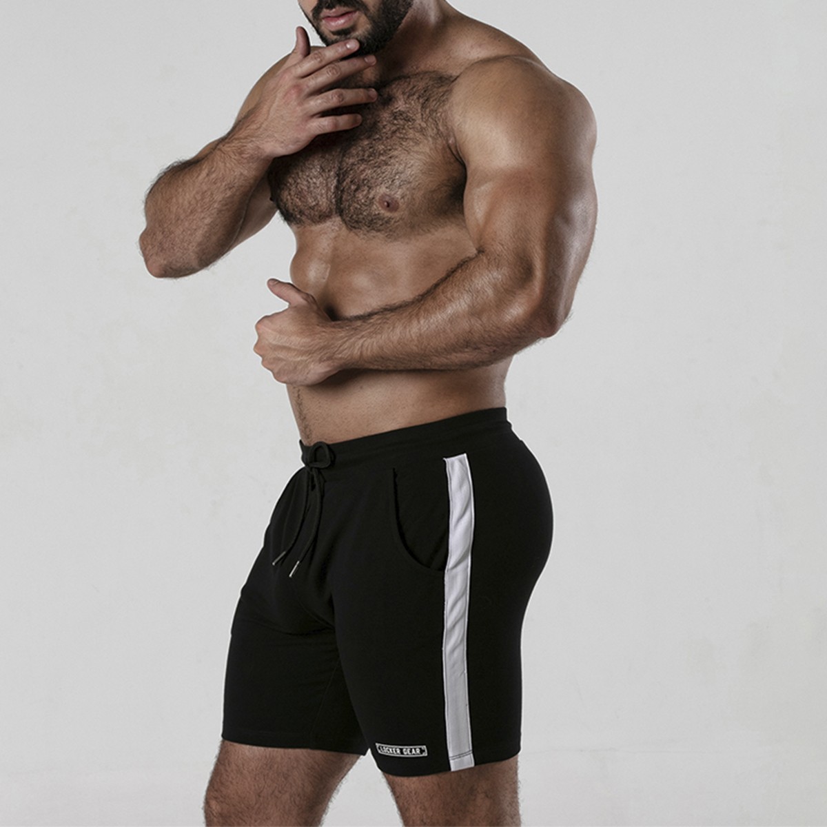 Calção Side Strip Short Branco Locker Gear