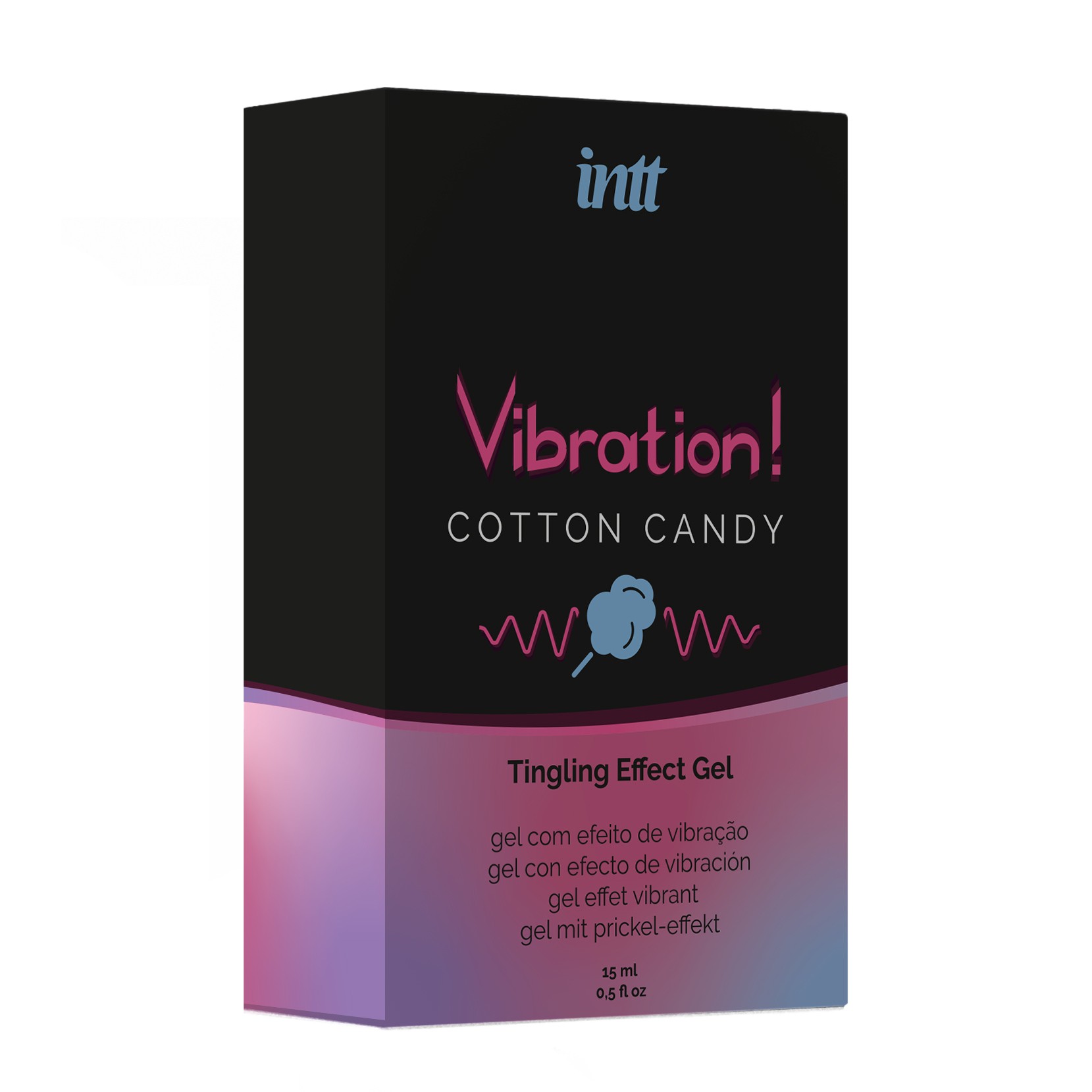 Gel Com Vibração Vibration Algodão Doce Intt 15Ml - Image 3