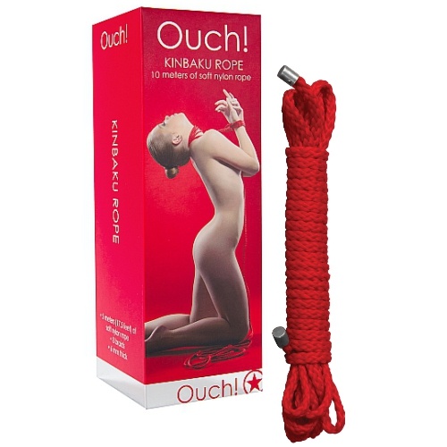 Corda De Restrição Kinbaku 10 Metros Vermelha - Image 2
