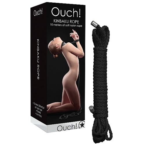 Corda De Restrição Kinbaku 10 Metros Preta - Image 2