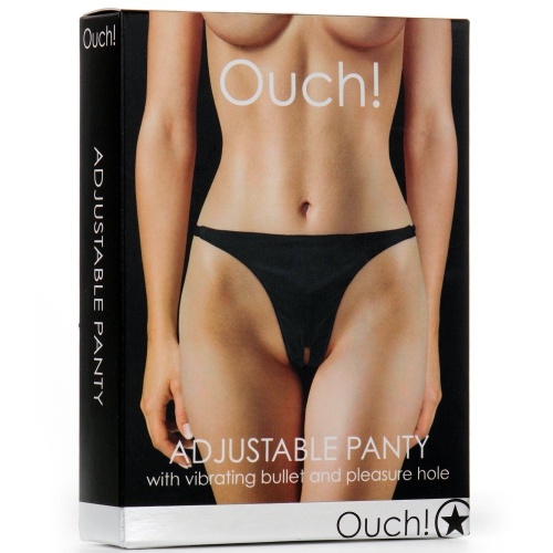 Tanga Com Bala Vibratória Ouch! Preta - Image 2