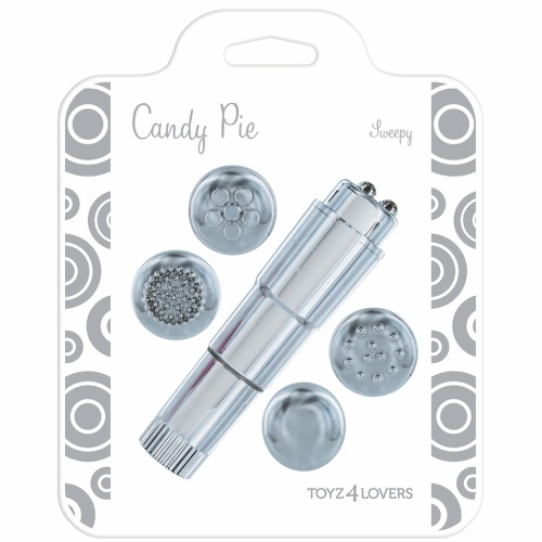 Vibrador Candy Pie Sweepy Prateado - Image 2